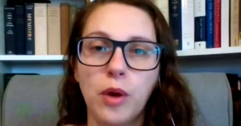 Bethany Mandel during her appearance on The Hill's Rising.