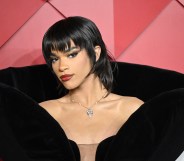 British actress Yasmin Finney attends a red carpet event