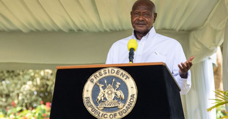 Uganda president Yoweri Museveni, pictured.