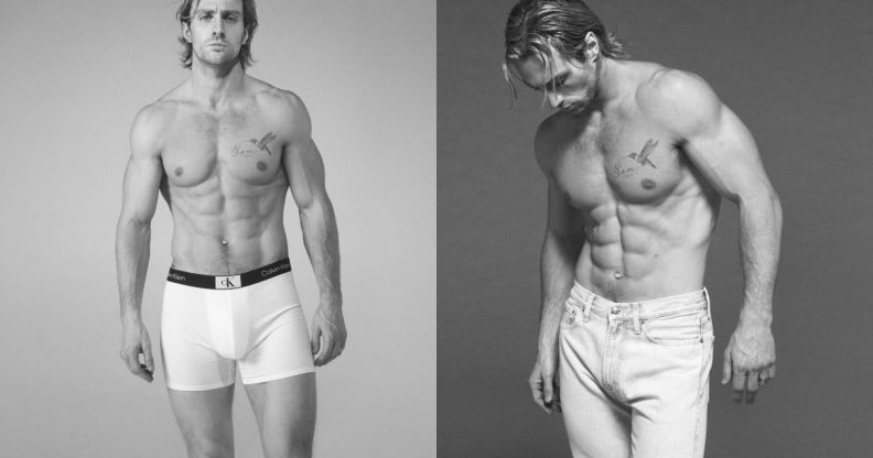 Aaron Taylor-Johnson strips off for Calvin Klein. (Mert & Marcus/Calvin Klein)