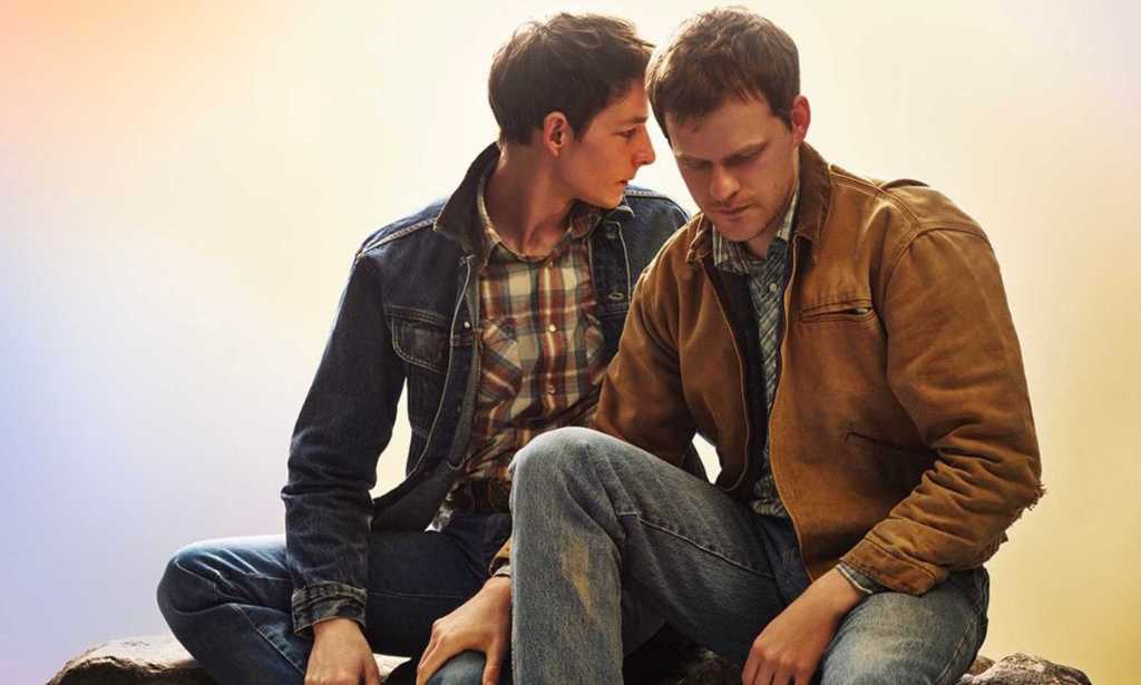 Mike Faist and Lucas Hedges in Brokeback Mountain