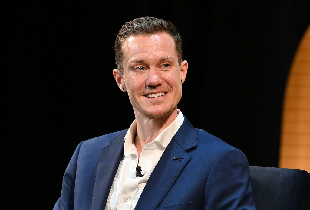 Chris Mosier attends "Out in Sports" panel at Tribeca Celebrates Pride Day at 2019 Tribeca Film Festival.