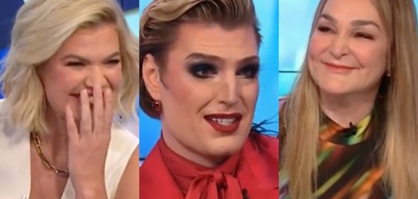 Reuben Kaye and hosts of The Project