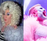 Drag performers Lily Savage and Danny Beard