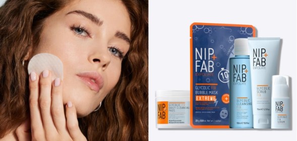 Nip + Fab Glycolic Fix Smoothing Regime Kit for Dull & Blemish Prone Skin works wonders on breakouts, open pores, dull complexions, and uneven skin tones.