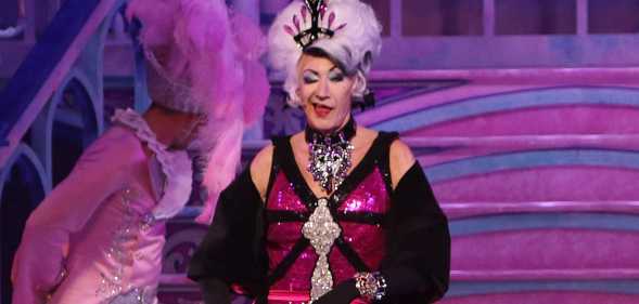 Paul O'Grady Lily Savage the Opening Night performance of "Cinderella" at London Palladium on December 14, 2016 in London, England.