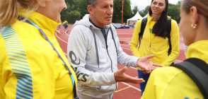 Sebastian Coe pictured at a World Athletics event.