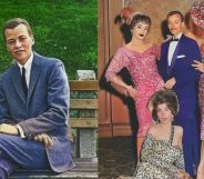 Side by side photos of trans people throughout history that have been colourised by activist Eli Erlick