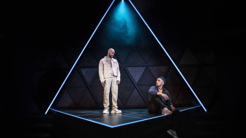 Dyllón Burnside and Danny Lee Wynter in Black Superhero.