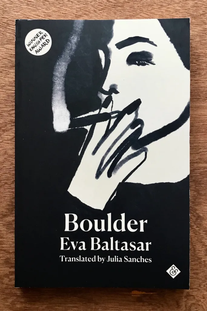 Book cover for Eva Baltasar's Boulder. 