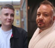 Lucian Main (L) and Finlay Games (R) are two trans men featured on Channel 4's new series, Naked Education.