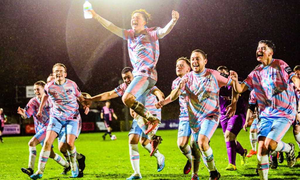 On Trans Day of Visibility, all-trans masc side TRUK United made football history against a cis men's team. ( Lucy Copsey)