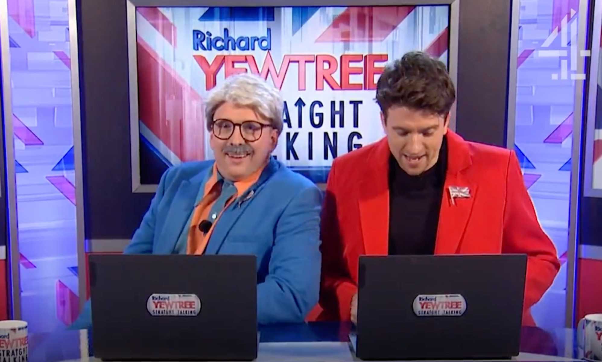 Joe Lycett pokes fun at Rupert Murdoch in late night chat show