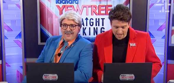 Joe Lycett and Greg James on Late Night Lycett