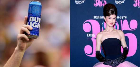 Bud light can and Dylan Mulvaney