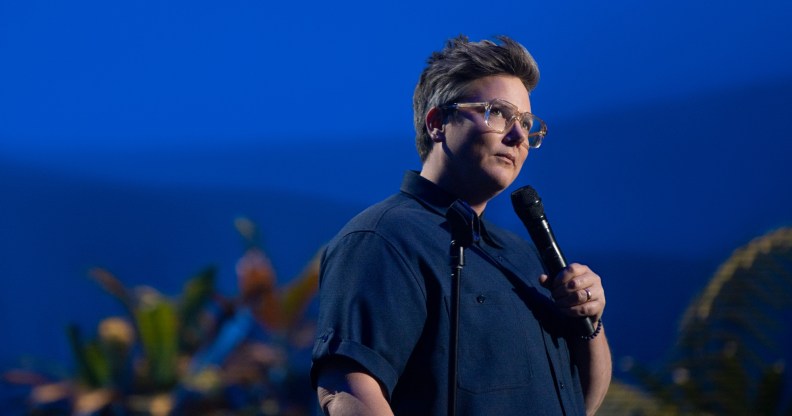 Hannah Gadsby in new Netflix show, Something Special. (Netflix)