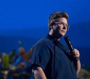 Hannah Gadsby in new Netflix show, Something Special. (Netflix)