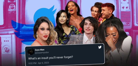 The internet is sharing their best Twitter insults (Getty/BBC/PinkNews)