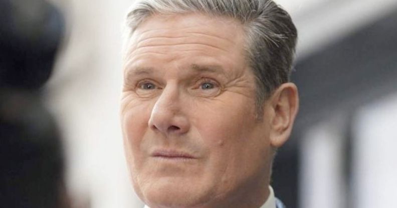 Keir Starmer looking off into the distance.