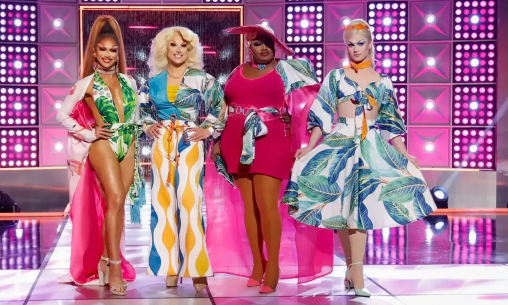 House of Matthews on the Drag Race runway.