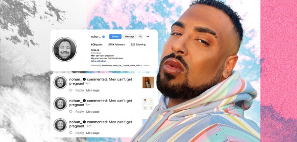TikTok 'comedian' NoHun doubles down on transphobia after harassing pregnant partner of UK drag icon