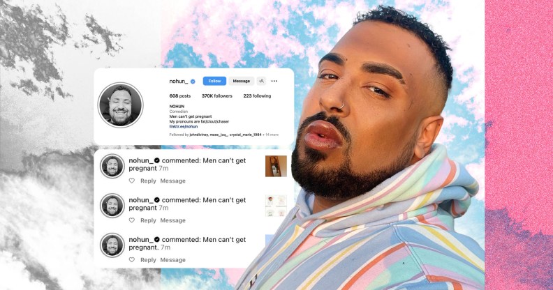 TikTok 'comedian' NoHun doubles down on transphobia after harassing pregnant partner of UK drag icon