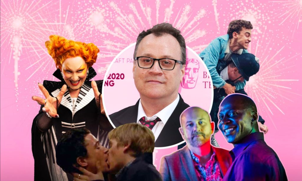 Russell T Davies has created queer characters and series including It's A Sin, Doctor Who, Queer as Folk, and Cucumber.