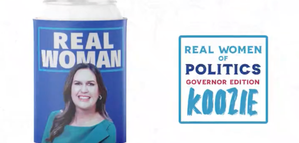 Sarah Huckabee Sanders releases line of beer koozies featuring "real women" in politics