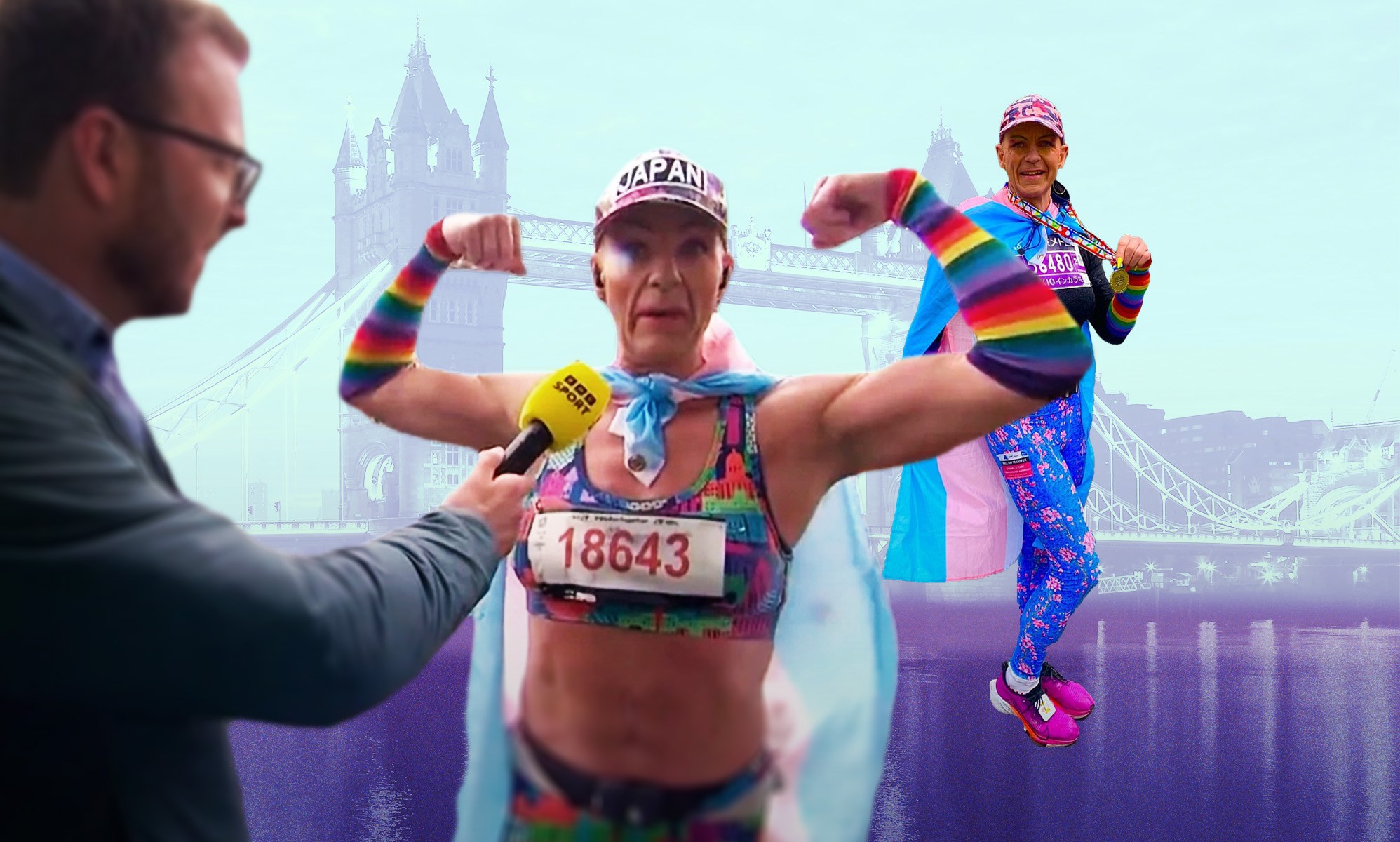 London Marathon: Outrage over trans woman running in race