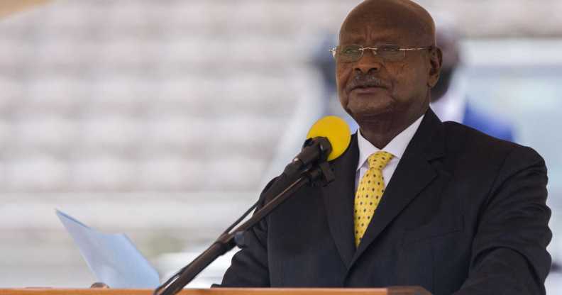 Uganda president Yoweri Museveni