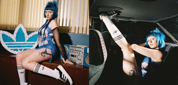 Ashnikko is the latest face of Adidas Originals.