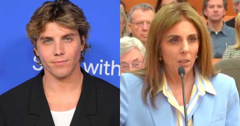Lukas Gage (L) Kristin VanOrman (R).