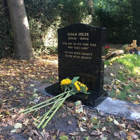 Susan's gravestone