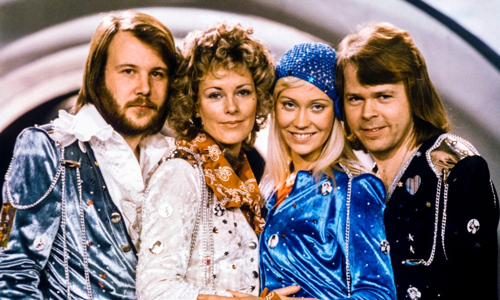 ABBA the year they won Eurovision in 1974. (Getty)