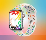 Apple has unveiled its watch face and band to mark Pride Month 2023.