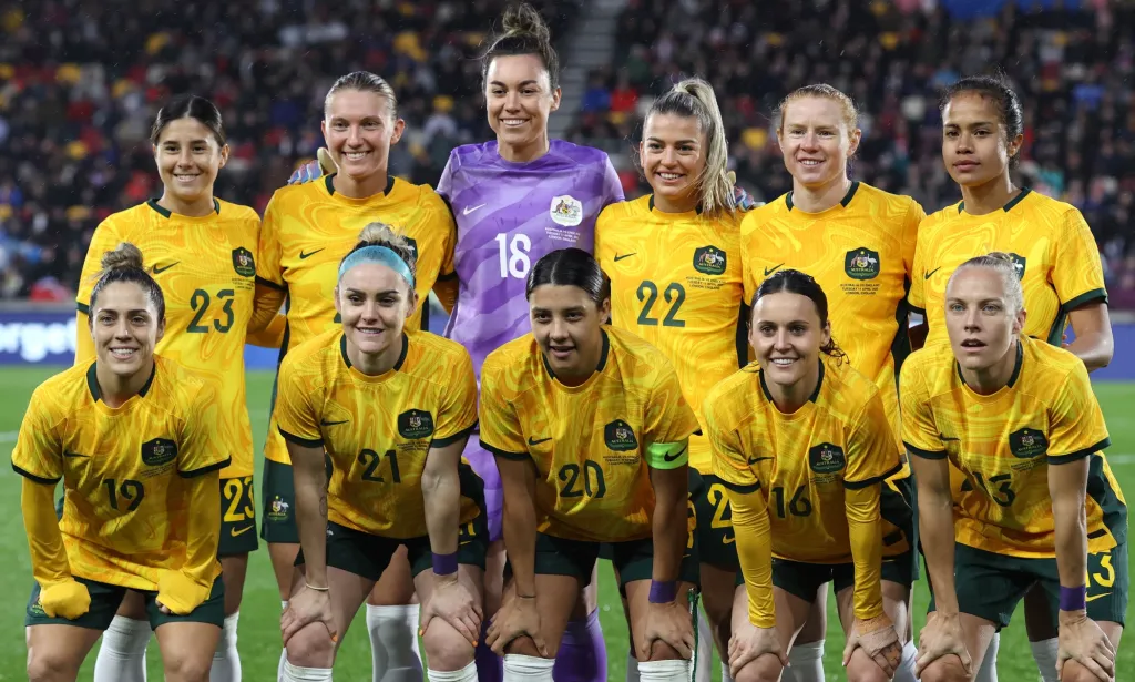 Australian national football team, the Matildas.