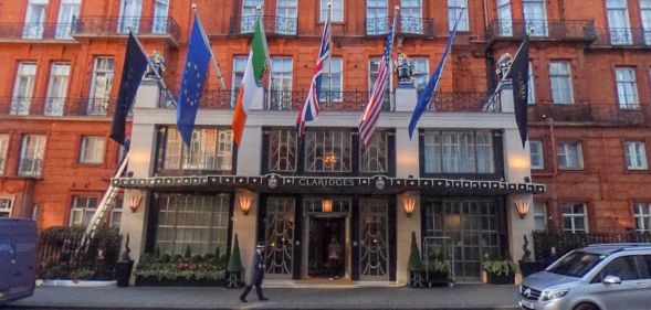 Google street view of Claridge's Hotel in London