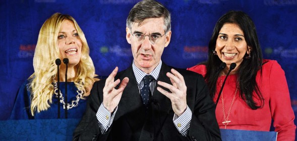 Miriam Cates, Jacob Rees Mogg and Suella Braverman