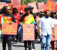 Uganda anti-homosexuality bill protest