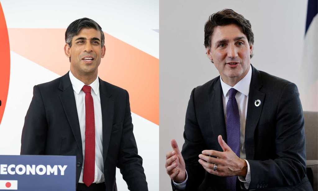 Rishi Sunak Justin Trudeau G7 Summit