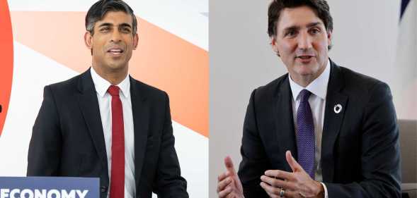 Rishi Sunak Justin Trudeau G7 Summit