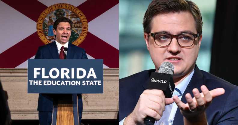 Ron DeSantis and Chris Hayes