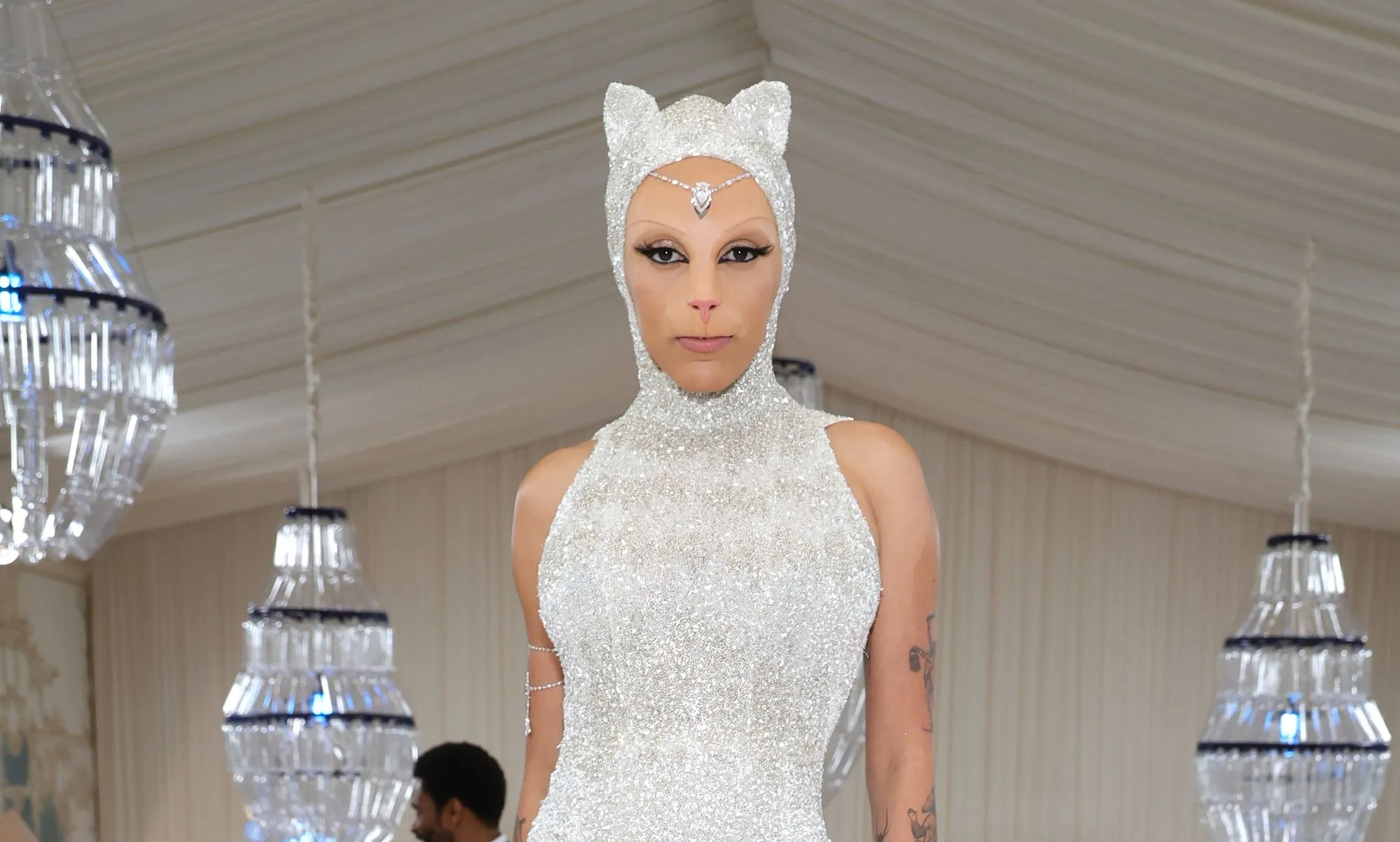 Doja Cat wins Met Gala by giving interviews as Karl Lagerfeld's cat