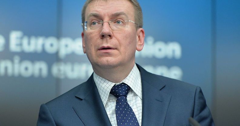 Edgars Rinkēvičs was elected president of Latvia in 2023 is is currently Europe's only gay head of state