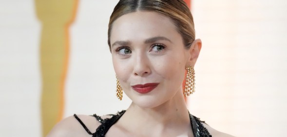 Elizabeth Olsen has thoughts on being called the internet's mother. (Getty)