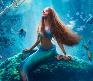 Halle Bailey as Ariel in a poster for Disney's live-action remake of The Little Mermaid. (Disney)