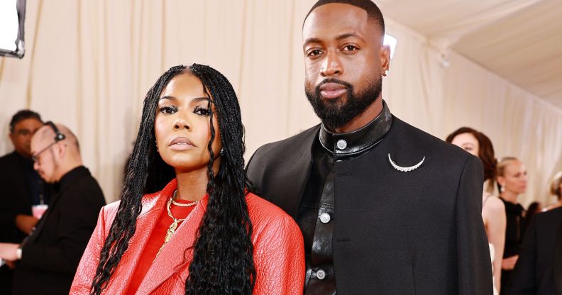 Dwyane Wade and Gabrielle Union at the Met Gala 2023.