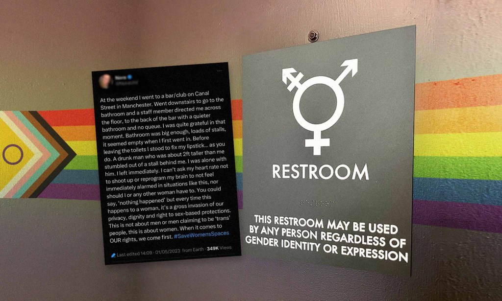 Gender-neutral toilet sign