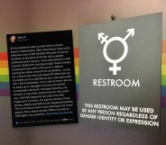 Gender-neutral toilet sign