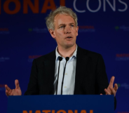 Conservative MP Danny Kruger at the National Conservatism conference